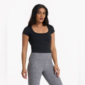 Vuori Halo Top Black Heather Size M